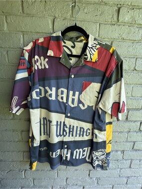 Collectors Vintage Camp Cotton Catskills destinations Men’s Shirt made in USA
